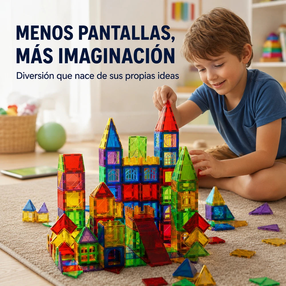 "MagicBlocks - Bloques Magnéticos que Brillan"