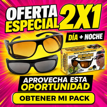 Pack 2×1 Gafas de Conducción Día y Noche