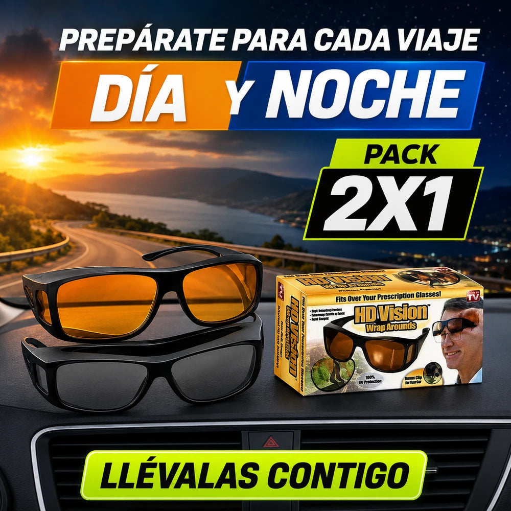 Pack 2×1 Gafas de Conducción Día y Noche