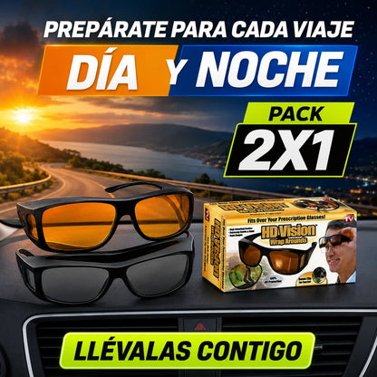 Pack 2×1 Gafas de Conducción Día y Noche