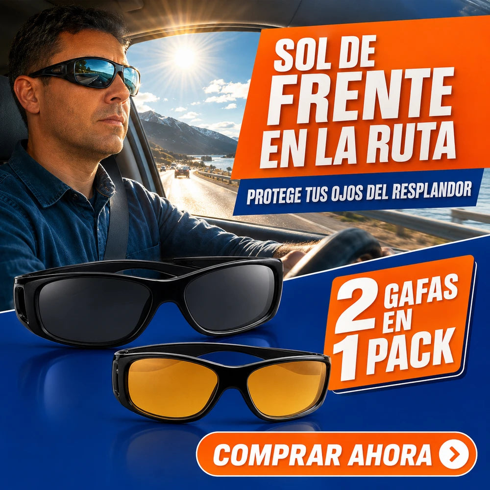 Pack 2×1 Gafas de Conducción Día y Noche