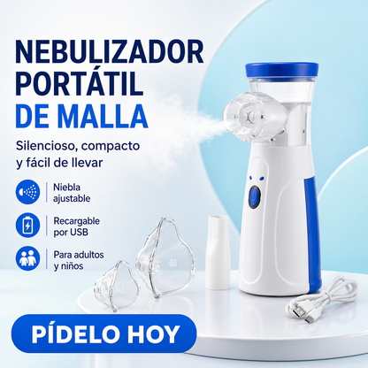 Nebulizador Portátil Mesh Ultrasilencioso