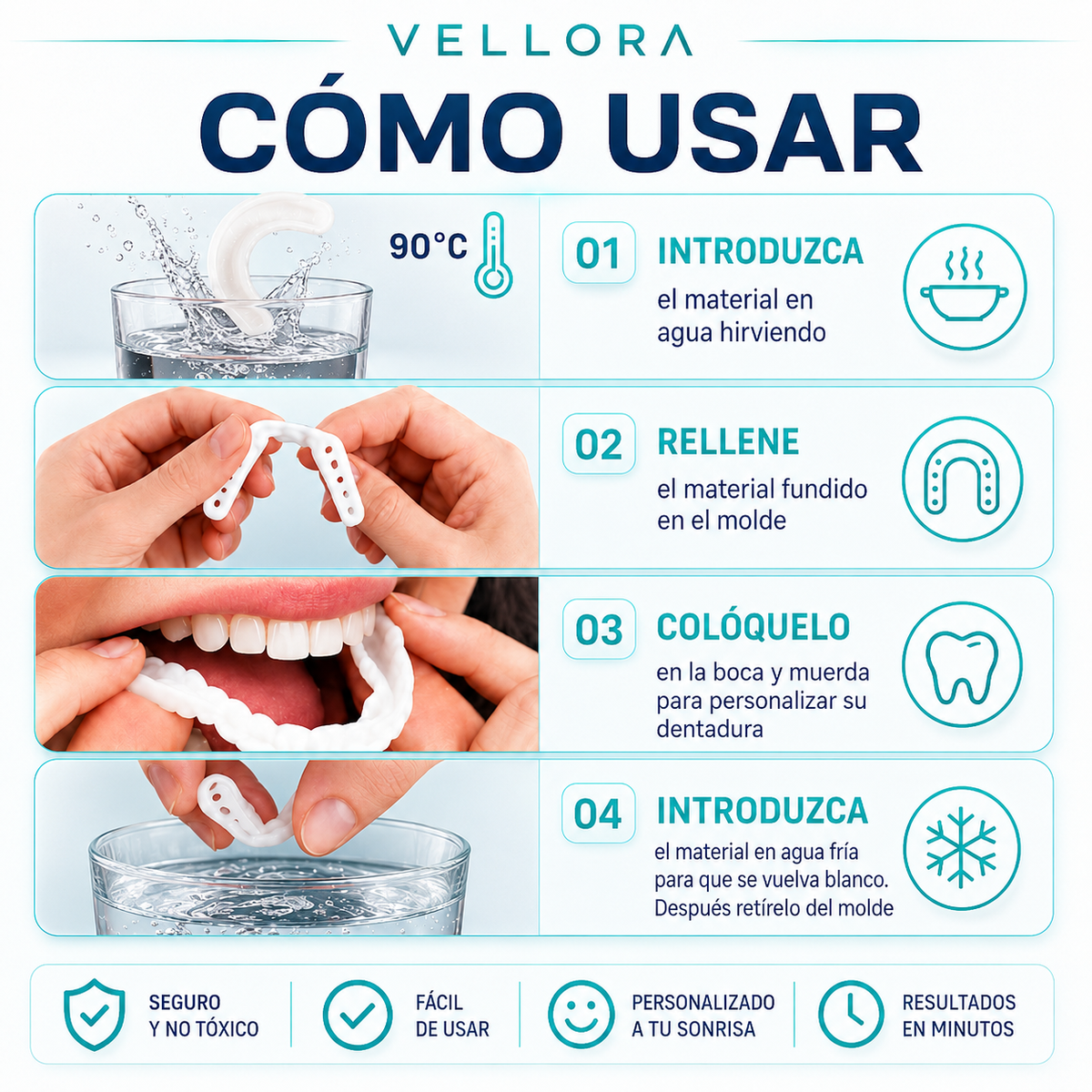 Carillas dentales instantáneas