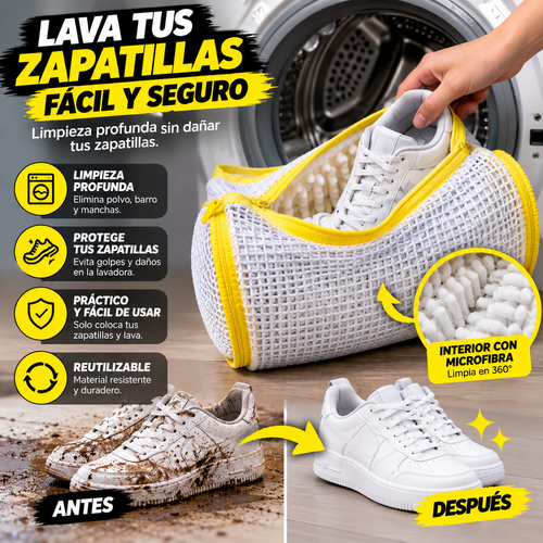 LAVA TUS ZAPATILLAS SIN ESFUERZO!